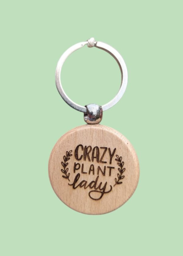 Crazy Plant Lady Keyring - Image 2