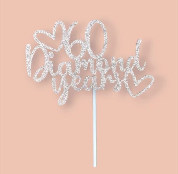 60 Diamond Years Topper - Image 2