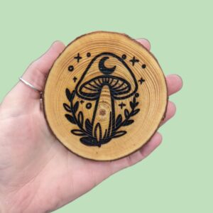 Mushroom and Foliage Coaster