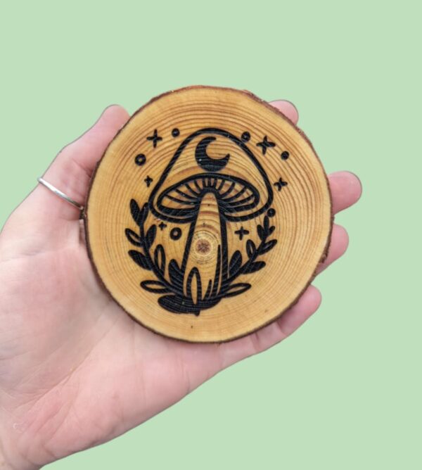 Mushroom and Foliage Coaster