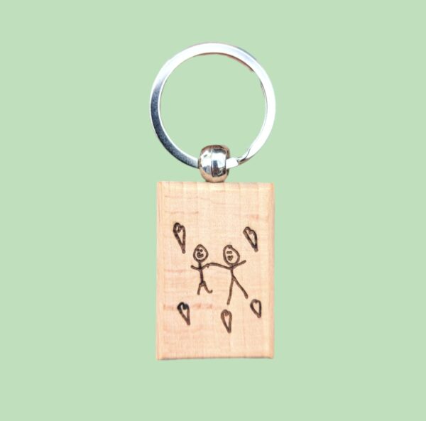 Personalised Drawing Keyring - Image 4