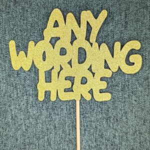 Fully Personalised Cake Topper