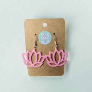 Lotus Flower Earrings