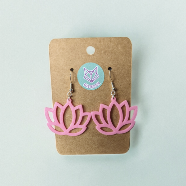 Lotus Flower Earrings