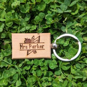 Personalised Teacher Keyring