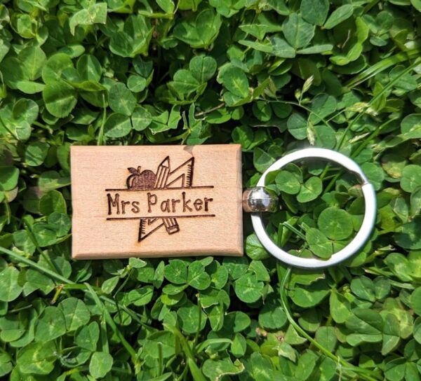 Personalised Teacher Keyring